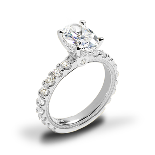 Verragio TR250DBOV Diamond Engagement Ring for Oval