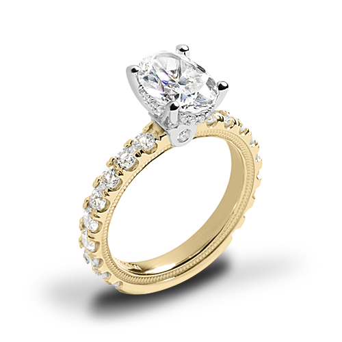 Verragio TR250DBOV Diamond Engagement Ring for Oval