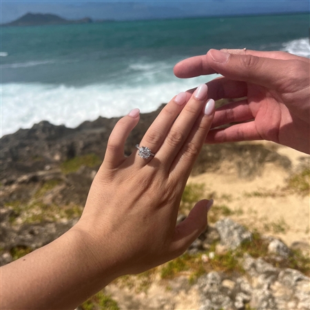 I proposed in Hawaii and she said yes!