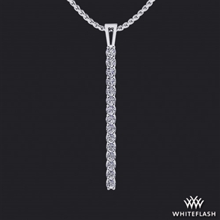 Drop Bar Diamond Pendant