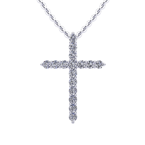 Timeless Cross Diamond Necklace