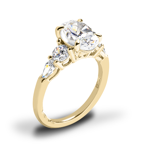 A. Jaffe MECOV3044L Diamond Engagement Ring