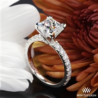 Semi Custom Valoria French-Set Diamond Engagement Ring