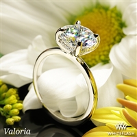 Valoria Hidden Halo Solitaire Engagement Ring