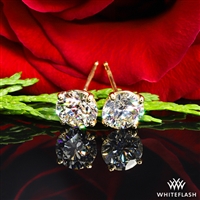 4 Prong Martini Diamond Earrings