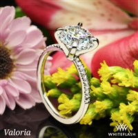 Valoria Micropave Diamond Engagement Ring