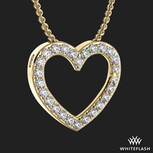 Perfect Diamond Heart Pendant