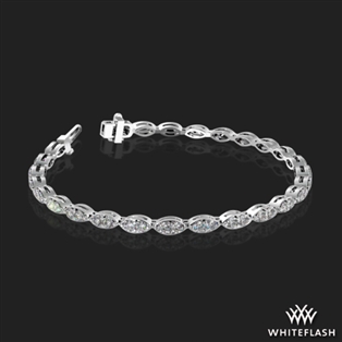 Marquise Elegant Diamond Bracelet